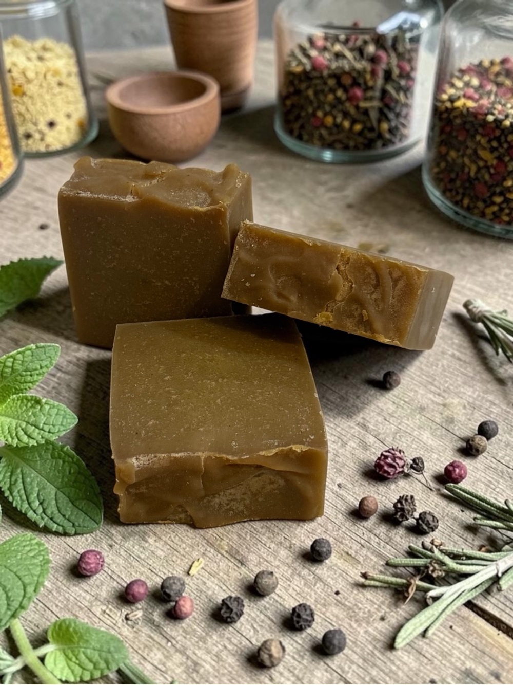 Tallow & Rice Oil Apothecary Mushroom Specialty Soap Orchid & Vine